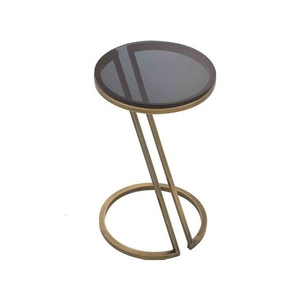 Table d'appoint en bois massif de qualité supérieure avec détails sculptés à la main, design élégant et raffiné, meuble en bois naturel durable - Product Image 4