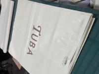 Sacs d'expédition en polyéthylène personnalisés avec poignée et logo, sacs d'expédition autocollants pour l'emballage de vêtements, e-commerce, vente au détail