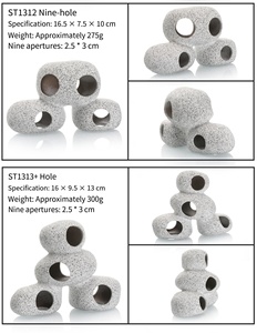 Vis En Garnalen Fokken Knikkers Keramische Rots Cichliden Stenen Schuilplaats Grot <span class=keywords><strong>Aquarium</strong></span> Vijver Ornament <span class=keywords><strong>Aquarium</strong></span> Landschapsarchitectuur Decoratie - Product Image 4