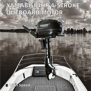 Moteur à essence 4 temps F6HP 125 ml pour bateau de pêche, neuf, promotion prix limitée - Product Image 2