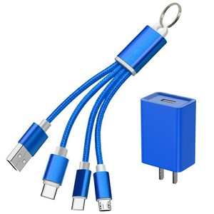 Juego de cables de carga multidispositivo universal 3 en 1 Dispositivos de carga Juego de adaptadores micro USB de 2, 3 en 1 - Product Image 2