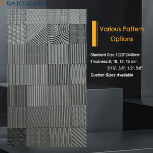 Paneles de Revestimiento <span class=keywords><strong>para</strong></span> Paredes Exteriores de Viviendas, Modernos, Pulidos, Resistentes a la Humedad, de Instalación Rápida, Revestimiento de Fibrocemento Artístico Tallado - Product Image 2