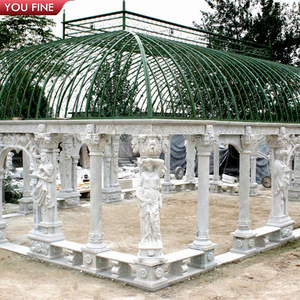 Enchanted Trang Trí Ngoài Trời Sang Trọng Đá Cẩm Thạch Vườn Gazebo - Product Image 4