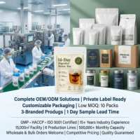 Thé détoxifiant pour nettoyer les intestins pendant 14 jours, thé noir Fuzhuan probiotique naturel pour soutenir la digestion, la santé intestinale et la perte de poids