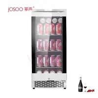 Josoo - Mini Beverage Wine Cooler, Small Beer Refrigerator
