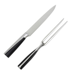 Ensemble d'accessoires de <span class=keywords><strong>cuisine</strong></span> coffret <span class=keywords><strong>cadeau</strong></span> magnétique couteau et fourchette à découper en acier inoxydable lot de 2 couteaux à découper - Product Image 2