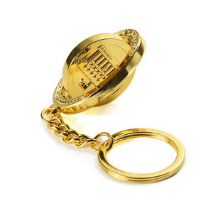 Miễn Phí Thiết Kế Vòng Vàng 3D Kim Loại Trống Hoặc Men Keychain Túi Xe Logo Tùy Chỉnh Quay Keychain Xoay Vòng Chìa Khóa - Product Image 3