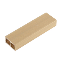 Tube carré en WPC - Imperméable, ignifuge et anti-rayures pour salle de bain, extérieur, entrepôt, appartement et usage commercial
