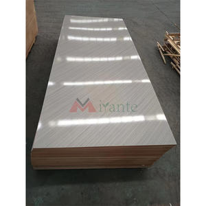 Panneau Mdf Uv haute brillance 4x8 pieds 1220*2440mm panneau de fibres de <span class=keywords><strong>bois</strong></span> Sublimation brillant Mdf blanc mélamine face Mdf - Product Image 4