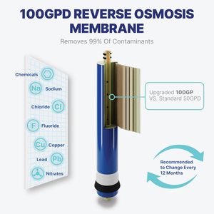 Sistema de <span class=keywords><strong>Filtro</strong></span> de Agua de Ósmosis Inversa RO <span class=keywords><strong>para</strong></span> <span class=keywords><strong>Acuario</strong></span>, 100 Galones, Eliminación de TDS <span class=keywords><strong>para</strong></span> Peceras - Product Image 5