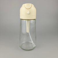Pulvérisateur d'huile d'olive en verre 16oz/470ml pour la cuisine, distributeur d'huile d'olive pour gadgets de cuisine, accessoires pour friteuse à air, salade, barbecue
