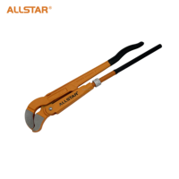All Star Crv Steel Material Bentnose Pipe Wrench Head In Sand Blasted Matt Orange Body Plier Heavy duty
