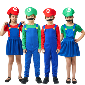 Kits de Disfraces de Halloween de <span class=keywords><strong>Mario</strong></span> Anime de Yude XJ para Adultos - Trajes Unisex de Poliéster con Detección de Agujas y Servicio OEM - Product Image 4