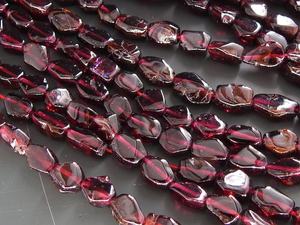 Cuentas de piedra sueltas facetadas de rodolita granate rosa natural de 14 pulgadas hechas a mano, certificadas por terceros, con orificio para joyería - Product Image 2