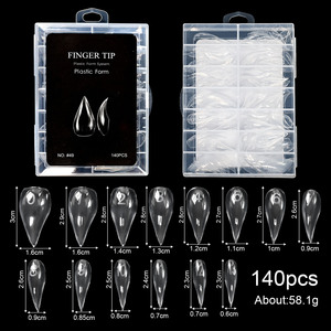 Puntas de Uñas de Gel UV de Poliéster, Molde Dual 3D con Patrón de Serpiente, Molde de Extensión Rápida para Uñas Postizas, Herramienta de Manicura para Salón - Product Image 3
