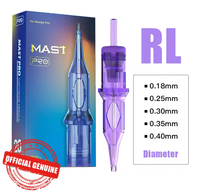 Mast Pro 20 pièces/boîte, fabricant de cartouches d'aiguilles de maquillage permanent professionnel, 1001RL 0801RL, aiguilles de tatouage