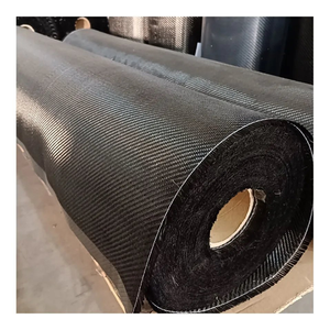 Paño de fibra de carbono personalizado T300 6K 400gsm sarga 2x2 ancho 1000 mm rollo de tela de fibra de carbono - Product Image 6