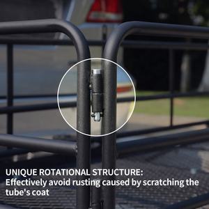 <span class=keywords><strong>Porte</strong></span>-bagages arrière de voiture pliable à fixation sur attelage, capacité 360 LBS, pour chargement sur le dessus de la voiture - Product Image 5