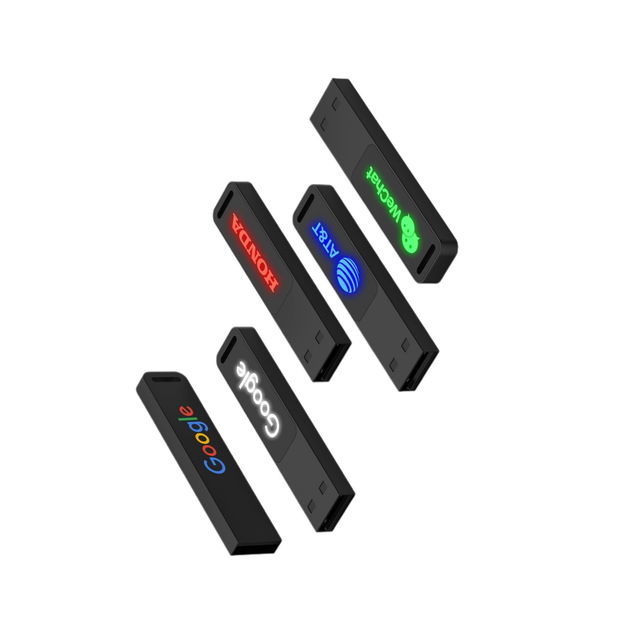 Custom High Speed Usb Flash Drive  Logo Light USB Flash Drives  Metal Storage Function Stick Usb Memory 4GB 8GB 16GB 32GB