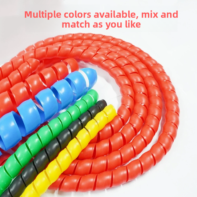Custom Moulded Silicone Industrial Anti Aging Protective Sleeve Waterproof Spiral Hydraulic Hose Cover Cutting High Quality