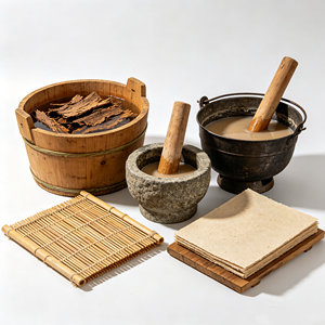 Traditional Handmade Natural Fiber Paper Perfect For Vintage Stationery And Art Creation Projects - Product Image 4