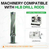 Corps de perceuse à couronne 4D HLB à tirage arrière, tête de perceuse modulaire, embout de perceuse interchangeable, Chuanrun CNC, perçage, usinage des métaux, H13