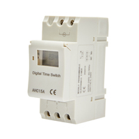 Minuteur numérique miniature Ahc Dc avec relais, interrupteur 12V 24V 220V 15A avec batterie, CE, écran LCD, télécommunication, étanche, faible consommation 250VAC