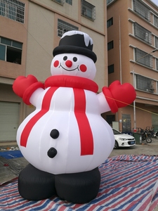 Muñeco de Nieve Inflable de 9 Metros con Luces LED, Juguete Familiar <span class=keywords><strong>para</strong></span> Navidad <span class=keywords><strong>2022</strong></span>, Regalo <span class=keywords><strong>para</strong></span> Niños, Decoración Navideña - Product Image 4