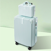 Maleta de Viaje de Alta Gama de 20 Pulgadas, Maleta con Candado de 28 Pulgadas, Maleta Grande de 24 Pulgadas con Cadena, Personalizable con Logotipo