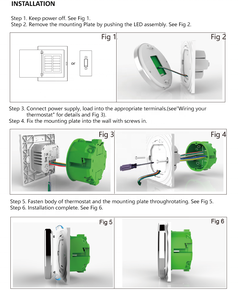 Thermostat intelligent Becasmart BHT-6001 moderne à écran tactile LED Modbus pour le <span class=keywords><strong>chauffage</strong></span> des pièces d'hôtel, chaudière, connectivité Wi-Fi - Product Image 6