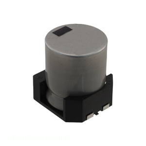 ตัวเก็บประจุแบบติดผิว (Surface Mount) รุ่น CAP ALUM 2200UF 20% 16V SMD UBC1C222MNS1MS ของแท้ ความจุ 2200 ยูเอฟ - Product Image 1