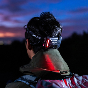 600 Lumen LED Hybrid Power Headlamp with Adjustable Beam Type-C Rechargeable USB-C IPX5 & Rear Red Light for Camping - Product Image 3