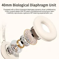 Auriculares Inalámbricos Plegables con Sonido HiFi Espacial, Bluetooth V5.3, para Juegos
