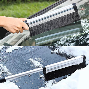Pala para nieve automotriz de aluminio telescópica, multifuncional, para nieve y hielo, herramienta de invierno, cepillo para coche, 1 unidad - Product Image 4