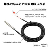 Pt1000 PTC Thermistor Waterproof Stainless Steel Sensor Probe 1000/3000/5000MM Durable High Precision Industrial Heat