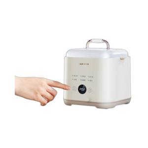 Cuiseur à œufs automatique AUX, cuiseur vapeur électrique pour 1 à 12 œufs avec fonction d'arrêt automatique, fonctionnement simple, jaune crème - Product Image 2