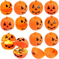 Boîtes à bonbons miniatures en forme de citrouille Jack-o'-Lantern, ouvrables, couleurs assorties, pour enfants, cadeaux et décorations pour fêtes de Halloween
