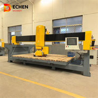 Machine à couper la pierre CNC 4 5 axes Scie à pont pour marbre et granit Carreaux de quartz