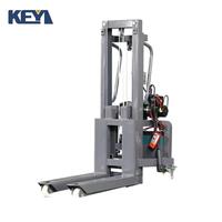 Chariot élévateur manuel compact KEYI avec déplaceur latéral électrique, pneus en polyuréthane, maniement stable, économie d'énergie, empileur de palettes durable