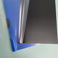 En gros coloré PP plastique dossier clair rapport dossier de fichiers polypropylène clip latéral dossier A4