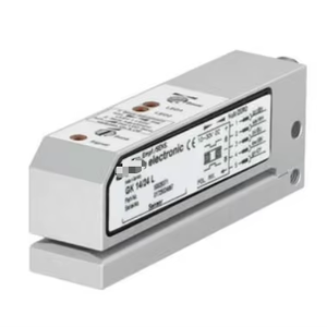 Sensor capacitivo de ranura tipo horquilla Leuze 14/24 L 50026371 NPN PNP de doble salida para detección de etiquetas transparentes - Product Image 1