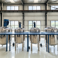 Cuve de mélange sur pied haute capacité avec agitateur stable pour peinture murale au latex et processus de maturation à grande échelle