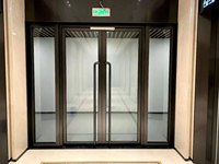 BSEN 1634-1:2008 Volet en verre pour bâtiment en acier inoxydable résistant au feu, style à ouverture battante pour fenêtres et portes industrielles personnalisées