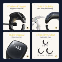 Weslamic ITasbih Salam – Compteur de prières intelligent pour musulmans, bague numérique de comptage de Tasbih, chapelet électronique musulman avec application