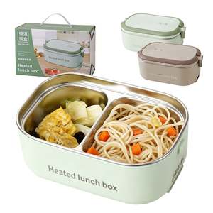 <b>Electric</b> Insulated <b>Lunch</b> <b>Box</b> Heating Tube Technology Fast Heating No Water Injection Portable Food Warmer Household Outdoor Use - Product Image 1