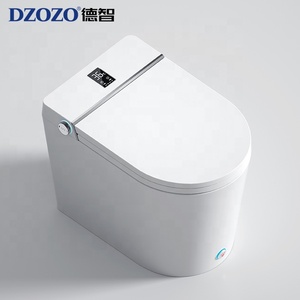 Inodoro Inteligente de Una Pieza con Control Remoto, Asiento con Calefacción, Descarga Automática, Sensor de Pie, Diseño Moderno sin Tanque, LED - Product Image 4