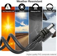 Kabel USB Starlink Mini 1M Tahan Air PD 20V Input Tipe C Output DC untuk Peralatan Satelit dengan Protokol Pengisian Cepat 65W
