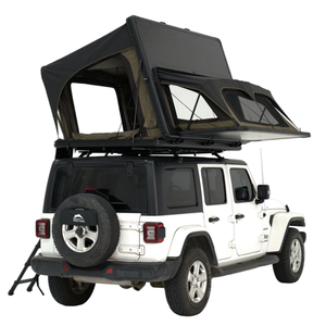 Hard Rooftop <b>Tent</b> for Family and Pets with Double Space Camping Design - Product Image 6