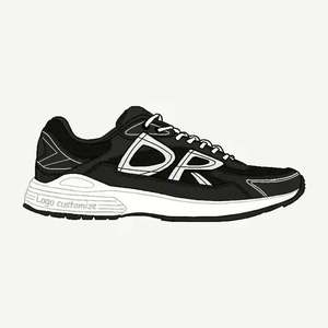 <span class=keywords><strong>2025</strong></span> retro thời trang B30/giày thể thao cho nam giới chất lượng cao phản quang da chính hãng Sneakers ren-up đóng cửa lưới xu hướng thời trang - Product Image 4