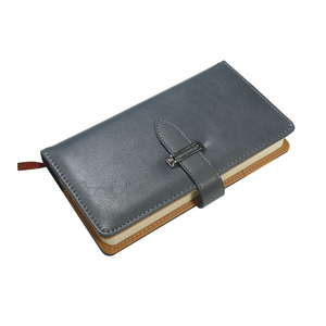 Custom logo Eco Friendly Pu Leather Luxury Cover Travelers <strong>Pocket</strong> Planners and Notebooks Manufacturer <strong>2023</strong> - Product Image 3